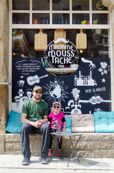 Madame Mousstache - cooler Name, cooles Café! Madame Mousstache, Tréguier