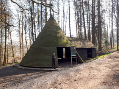 Am Göpelschacht Moses hat damals ein Pferd seine Runden gedreht, um die Kohle hochzuziehen. Göpelschacht Moses