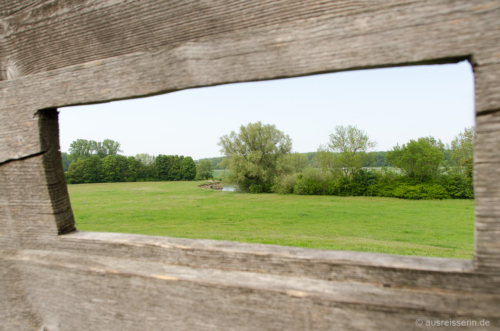 Ausblick auf die Schleifen der Lippe Lippeblick vom Aussichtshügel
