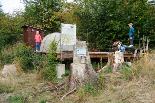 Unser Nachtlager auf der Trekkingplattform D/U Trekkingplattform D/U