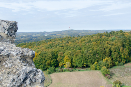 Ausblick auf das herbstliche Franken Ausblick auf das herbstliche Franken