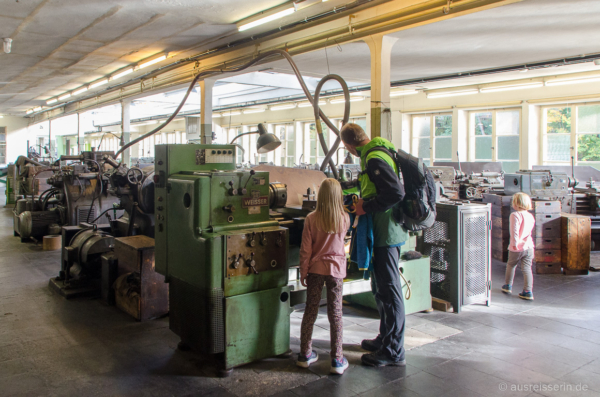 Stöbern in der Maschinenhalle Maschinenhalle